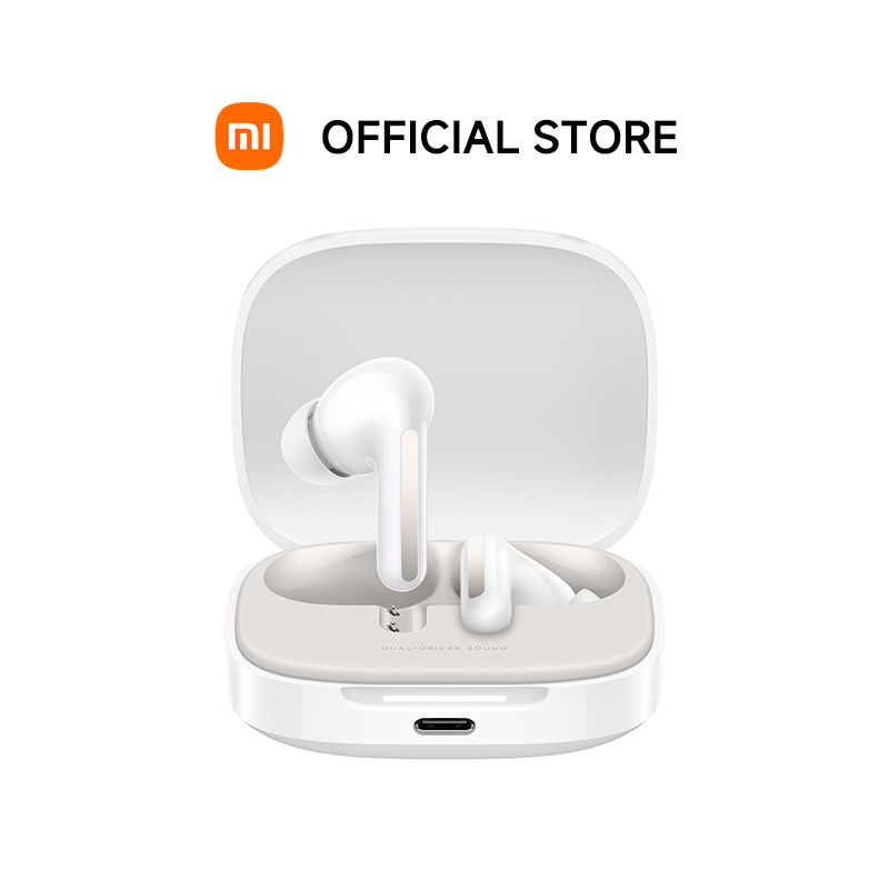 Tai nghe Bluetooth REDMI Buds 6 | Thiết kế âm học với trình điều khiển kép cho âm thanh phong phú | 