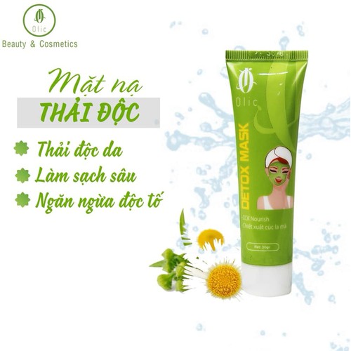 Mặt nạ thải độc tố làm đẹp da Detox Mask Olic