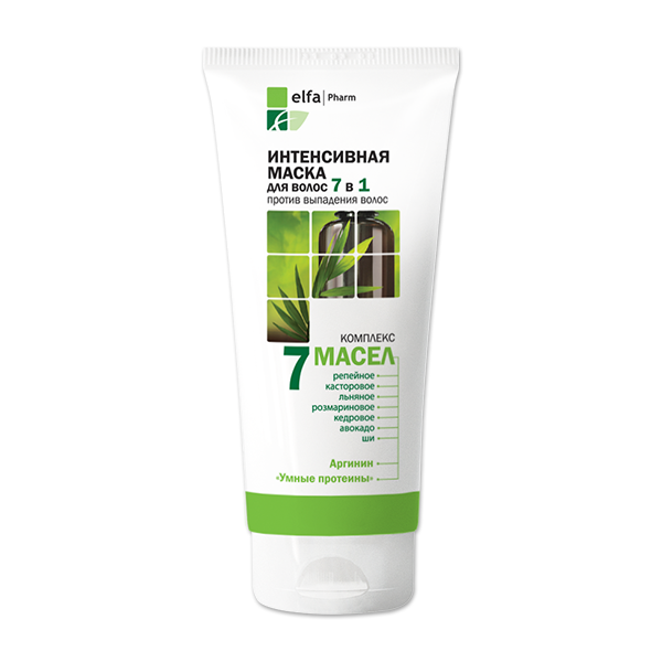 Kem ủ xả chống rụng tóc Elfa Pharm 7in1 chiết xuất 7 loại tinh dầu thảo dược 200ml