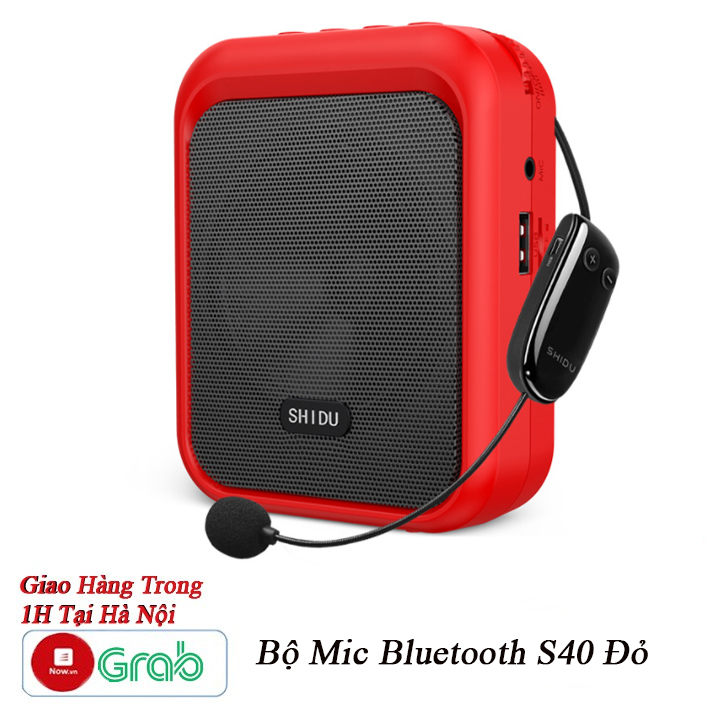 Mic trợ giảng không dây Shidu loa trợ giảng Bluetooth- Hàng chính hãng