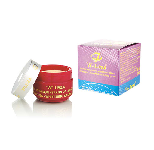 [HCM]Kem ngừa mụn trắng da chống nắng WLeza 15g