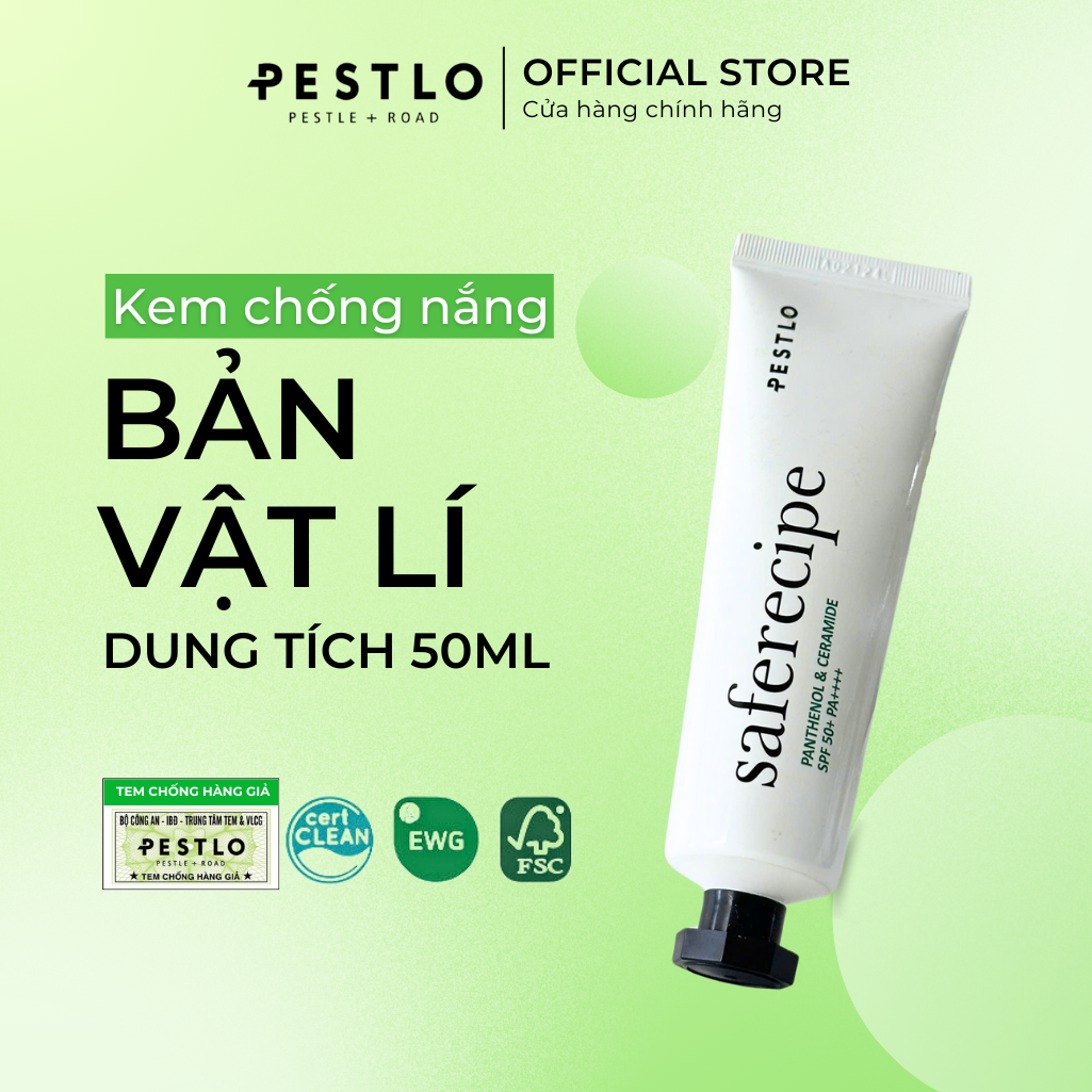 Kem chống nắng PESTLO Saferecipe SPF50 PA++++