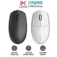 Chuột có dây Rapoo N100 - Siêu bền Cắm là xài