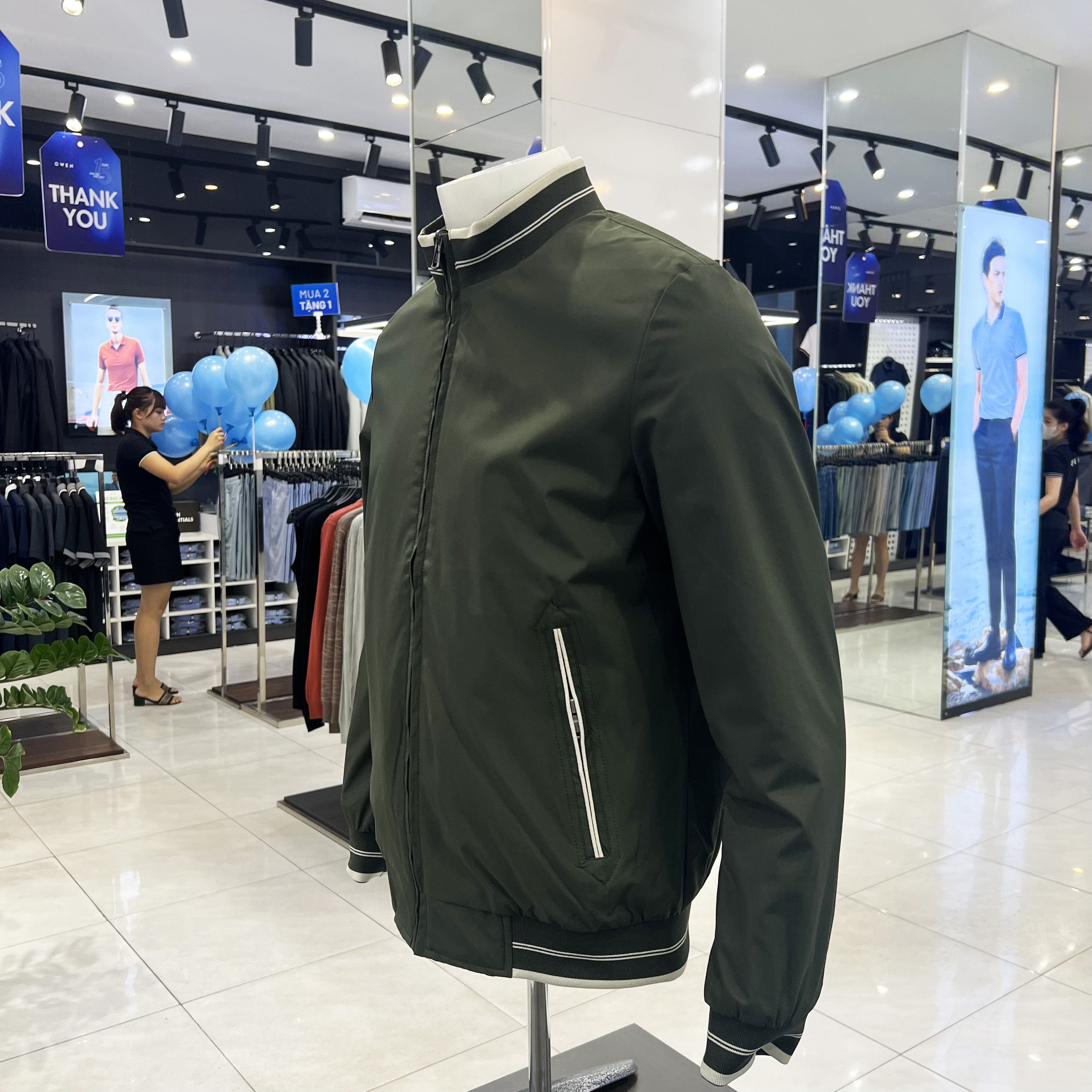 Áo khoác nam áo Jacket OWEN cao cấp giữ ấm tốt JK231620