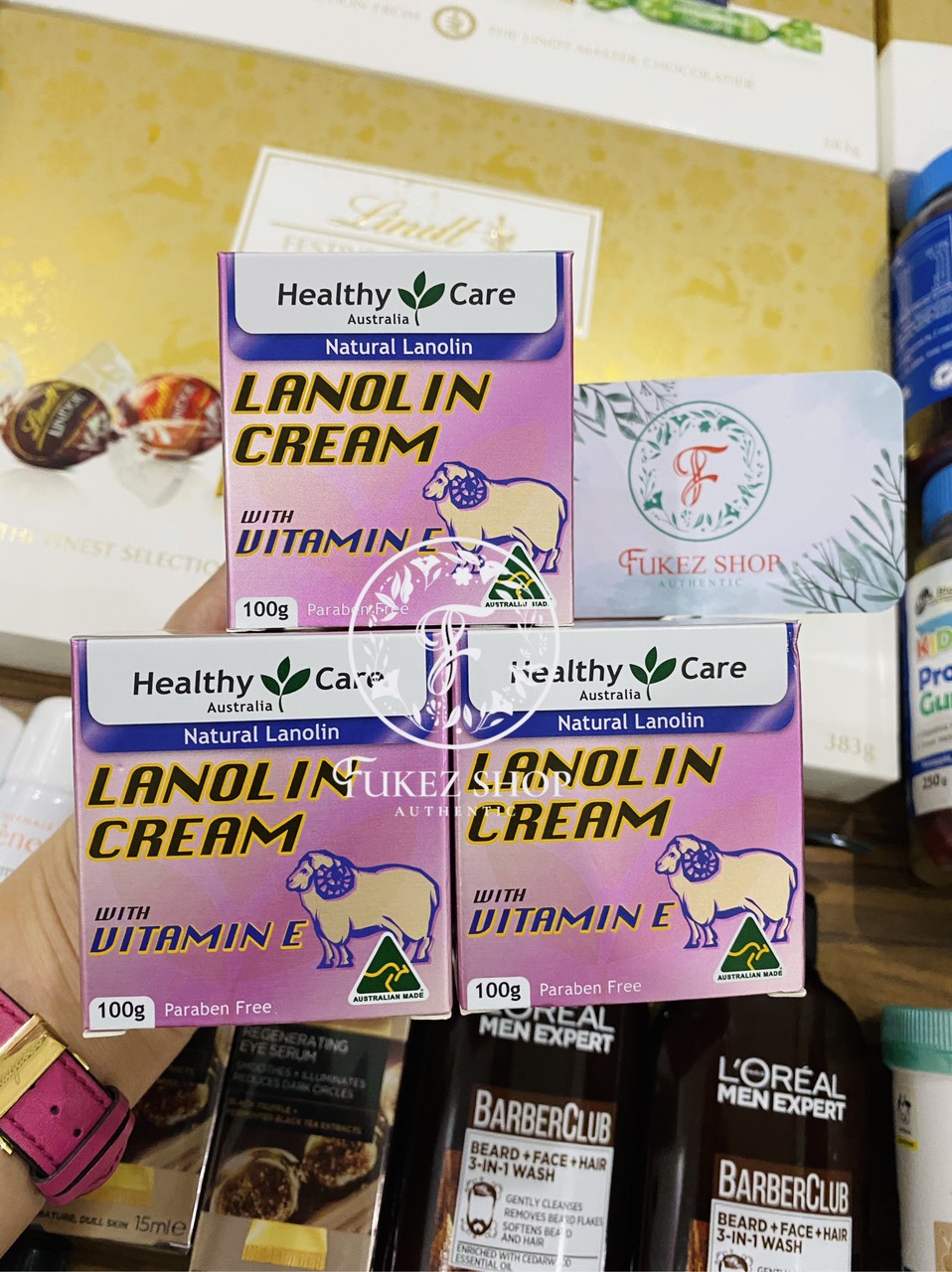 [Gift] Kem Cừu Chống Lão Hóa Da Lanolin Vitamin E 100G Úc