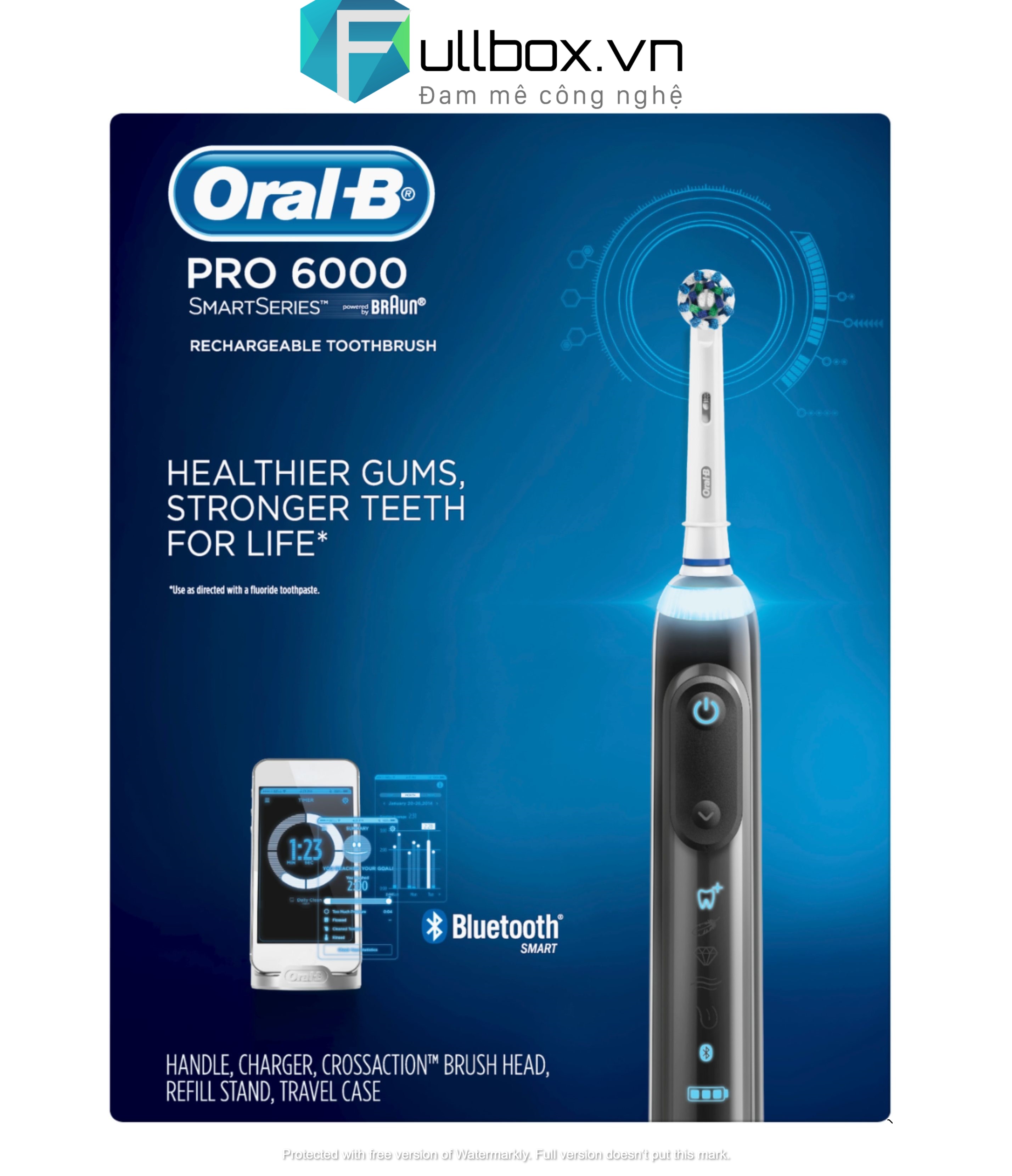 [Hcm]Bàn Chải Điện Oral - B Pro 6000 Smart Series