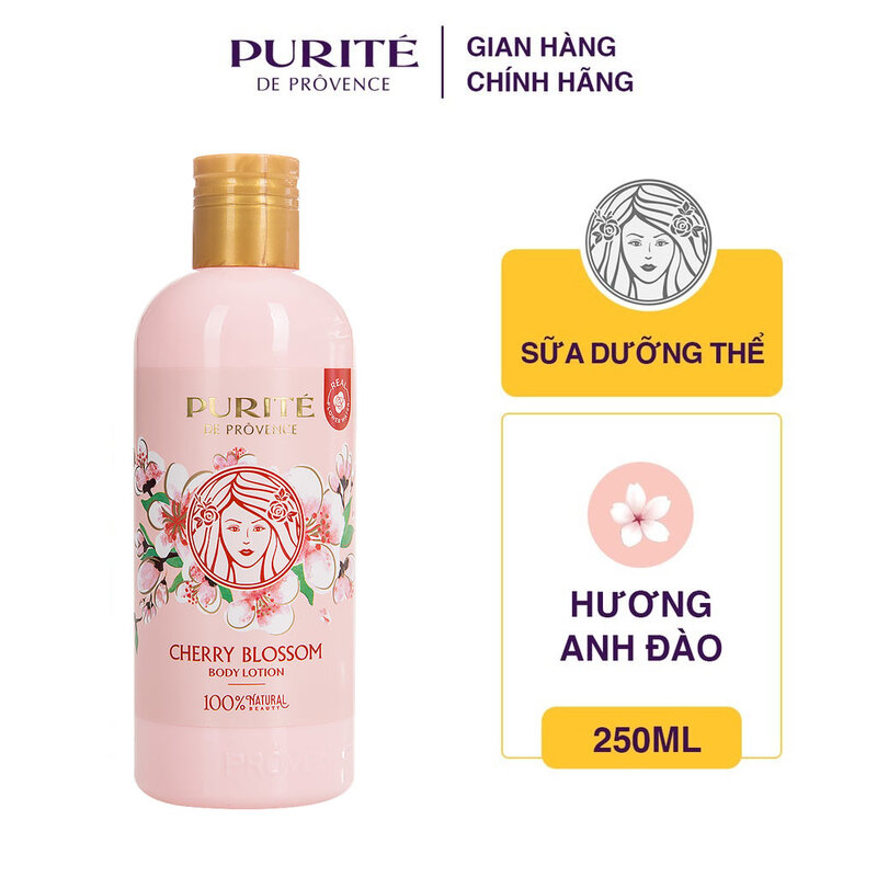 Sữa Dưỡng Thể Fresh Moisture Cherry Blossom And Olive Purite By Provence 250Ml Sản Phẩm Tốt Chất Lượng Cao Cam Kết Như Hình Độ Bền Cao