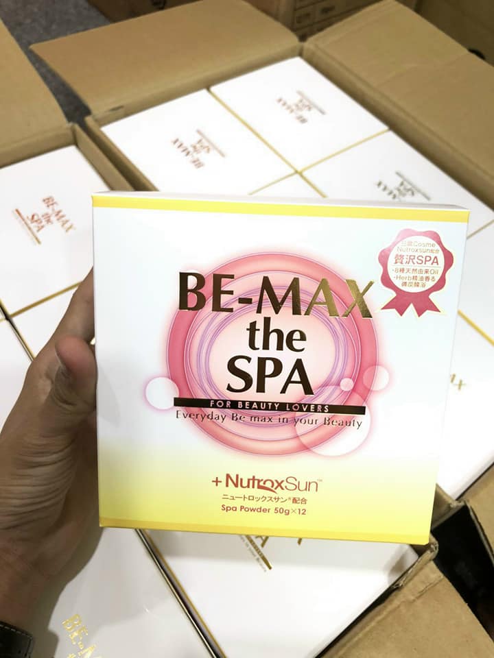 Bột Tắm Trắng Be Max The Spa Professional (Hộp 12 Gói X 50G)