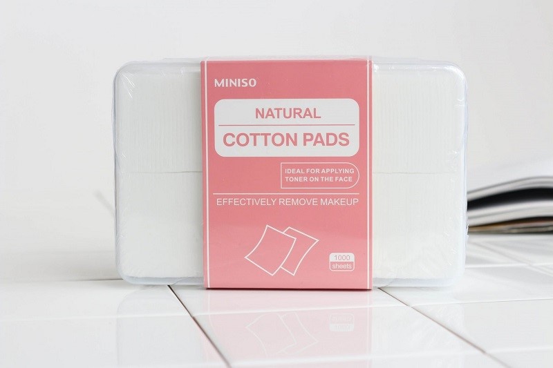 Bông Tẩy Trang Miniso 1000 Miếng Êm Nhẹ An Toàn Cho Da Chính Hãng - Hongs Beauty