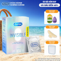 [CHỈ 25-29/09 | MUA LÀ CÓ QUÀ] Bao Cao Su Durex Invisible Siêu Mỏng Size 52 mm Hộp 16 Bao Mới Ra Mắt - Hộp Lớn Siêu Tiết Kiệm