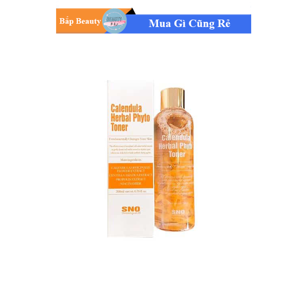 [Hcm]Nước Hoa Cúc Sno Calendula Herbal Phyto Toner Cánh Hoa Tươi