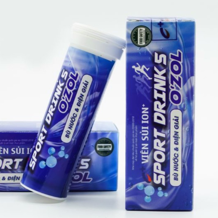 Sport Drink 5 Ozol - Viên Sủi Ion + - Viên Sủi Bù Nước Điện Giải Sau Tập Luyện - Nước Uống Thể Thao 