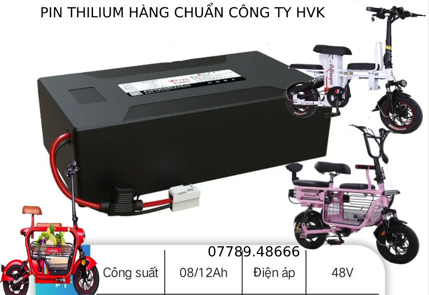 PIN XE ĐIỆN ADIMAN -LIHAZE - THAY THẾ CHO PIN XE ĐIỆN 12 A-48v - HÀNG CÔNG TY BH 24T Xe đạp LIHAZE lần sạc xe đạp điện mini-xe đạp điện mini - xe điện adiman - xe máy điện - xe điện gấp gọn- xe đạp điện cho học sinh - a hìu