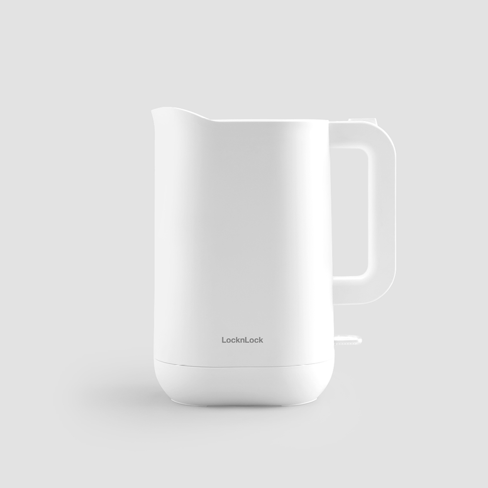 Ấm Đun Siêu Tốc Giảm Âm LocknLock Silent Electric Kettle 1.2L EJK216WHT Hàng Chính Hãng - JoyMall