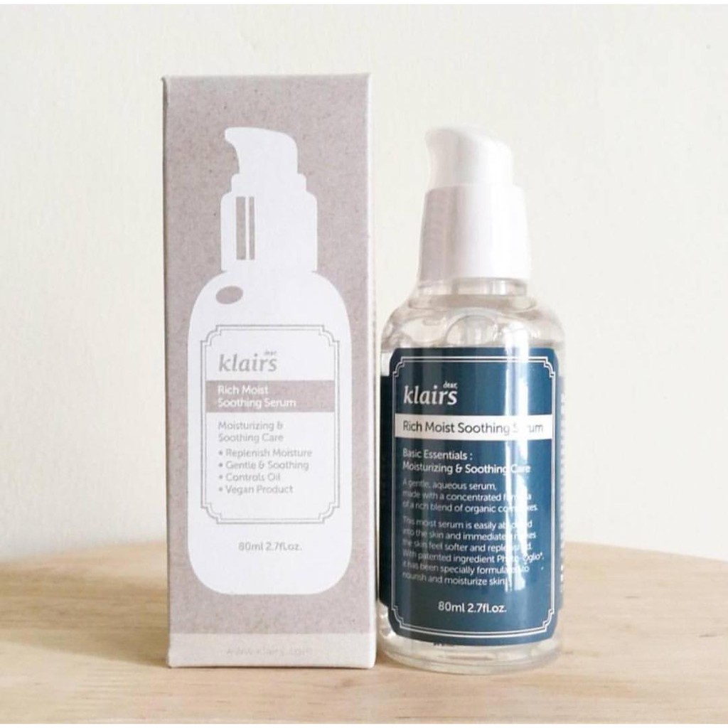Tinh Chất Dưỡng Ẩm sâu Klairs Rich Moist Soothing Serum 80ml - Lyo Shop