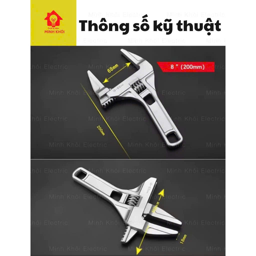 Mỏ lết đa năng mỏ lết nước Rdeercờ lê sửa chữa ống nước 6-68mmmỏ lết cờ lê vặn ống nước 7-70mmmỏ lết