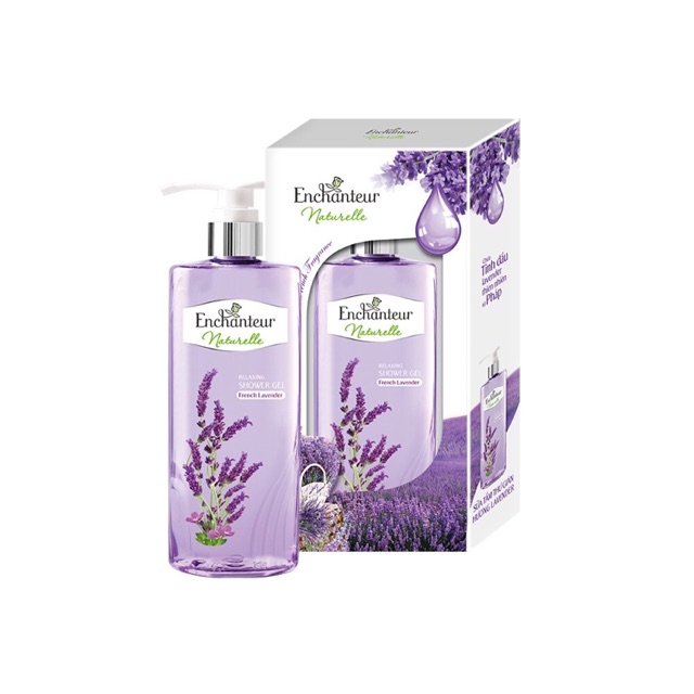 [Hcm]Sữa Tắm Thư Giãn Enchanteur Naturelle 510G Hương Lavender