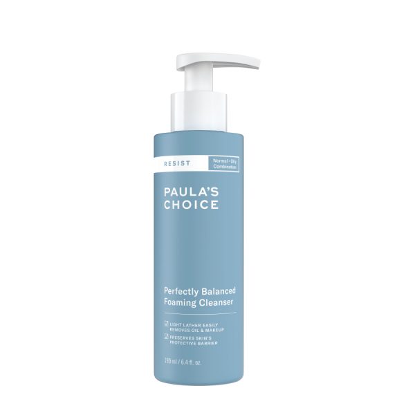 Sữa Rửa Mặt Paula’s Choice Cân Bằng Độ Ẩm Da Resist Perfectly Balanced Foaming Cleanser (Danh cho da dầu hỗn hợp và lão hóa)