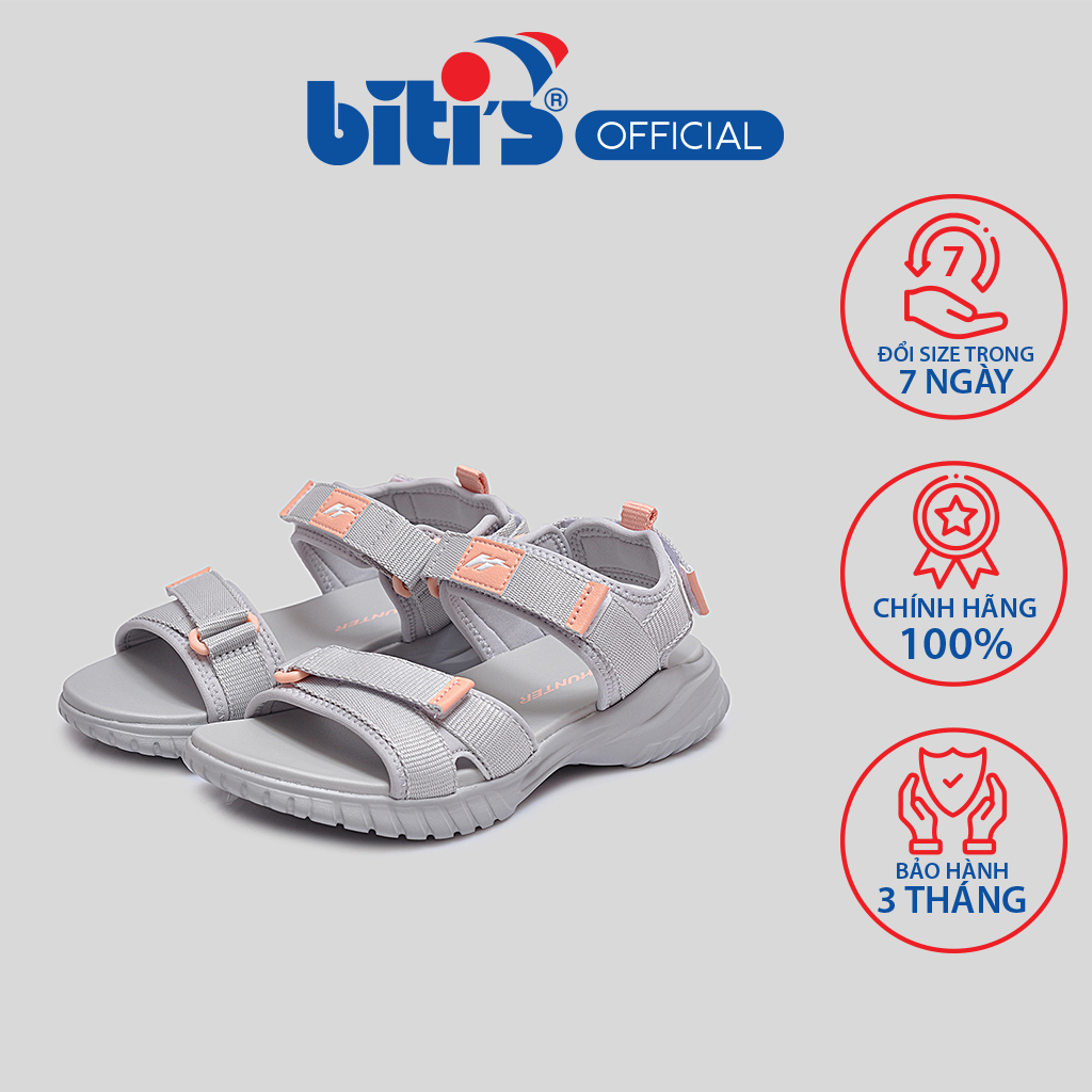 Sandal Bitis Hunter Nữ Màu Xám Lợt HEW000901XAL (XÁM LỢT)