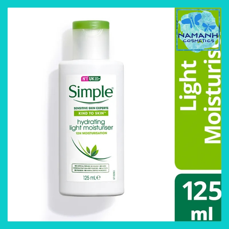 Kem Dưỡng Ẩm Simple Kind To Skin Hydrating Light Moisturiser 125Ml - Little Mix