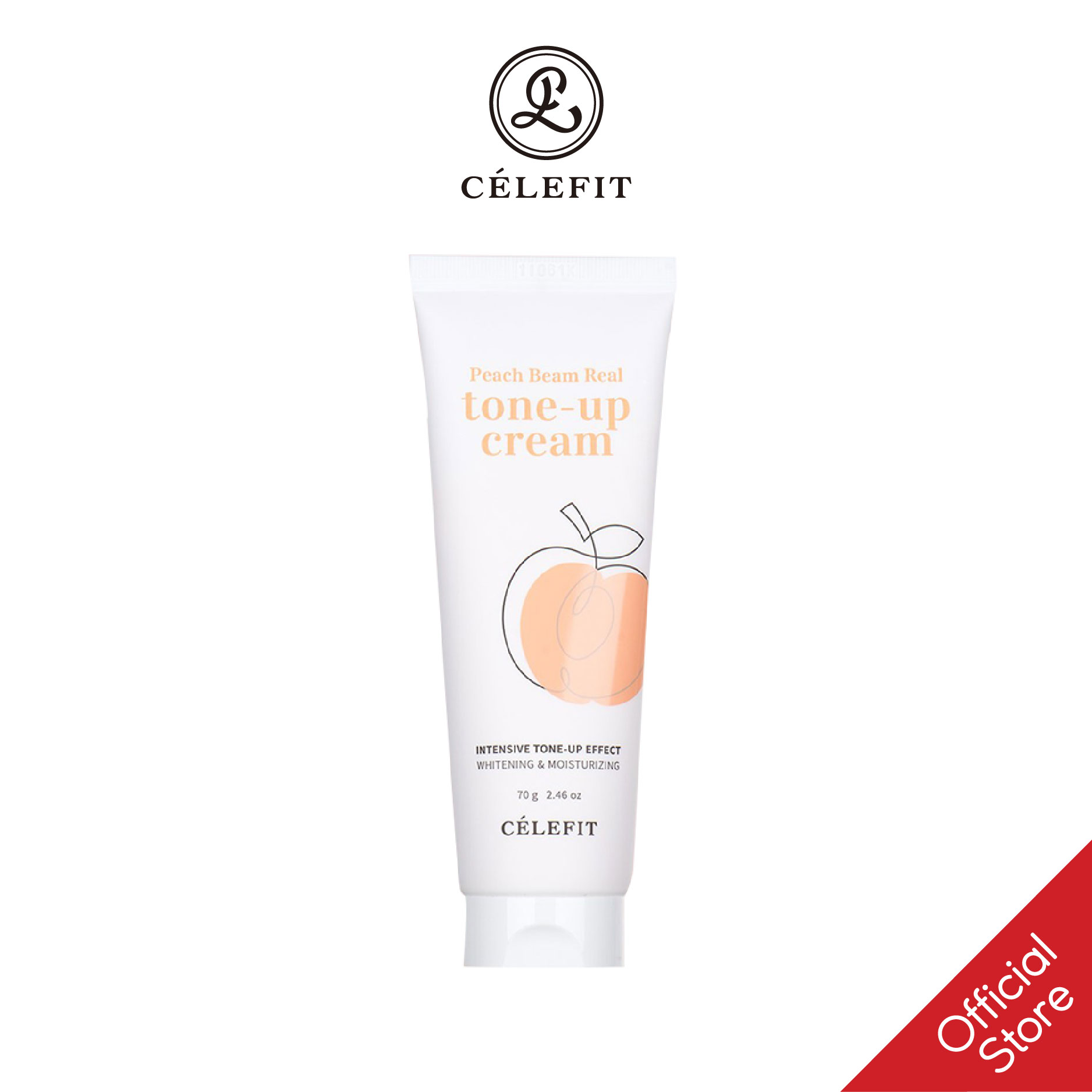 Kem Dưỡng Trắng Da Célefit Peach Beam Real Tone - Up Cream 30G