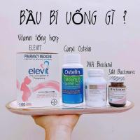 COMBO BẦU ÚC - BỘ TỨ Vitamin Úc - ELEVIT bầu CANXI bầu Ostelin DHA bầu Bioisland SẮT bầu Blackmores