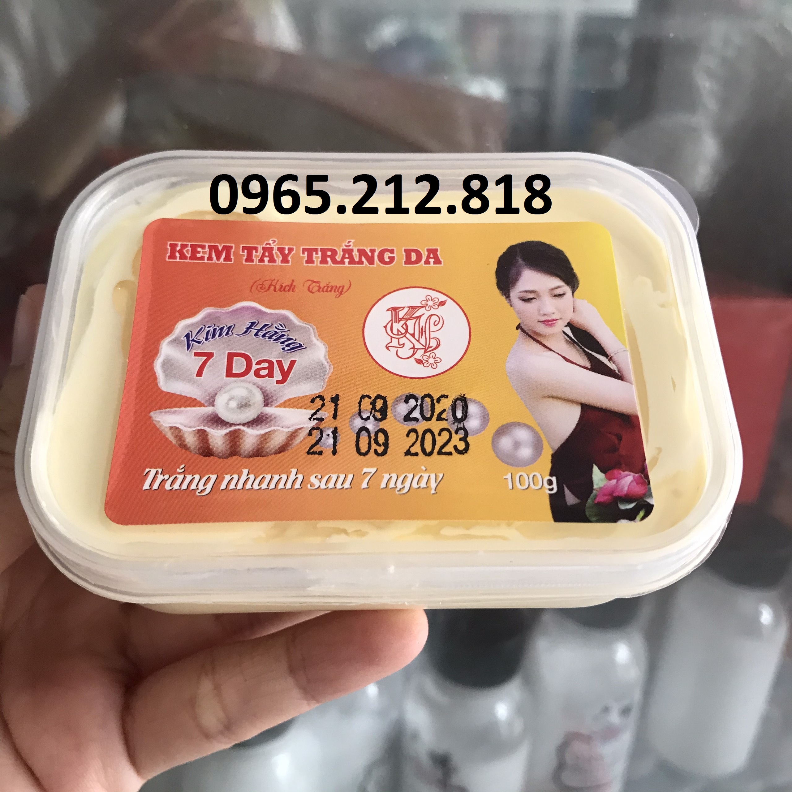 Kem Dưỡng Trắng Da 7Day 100G