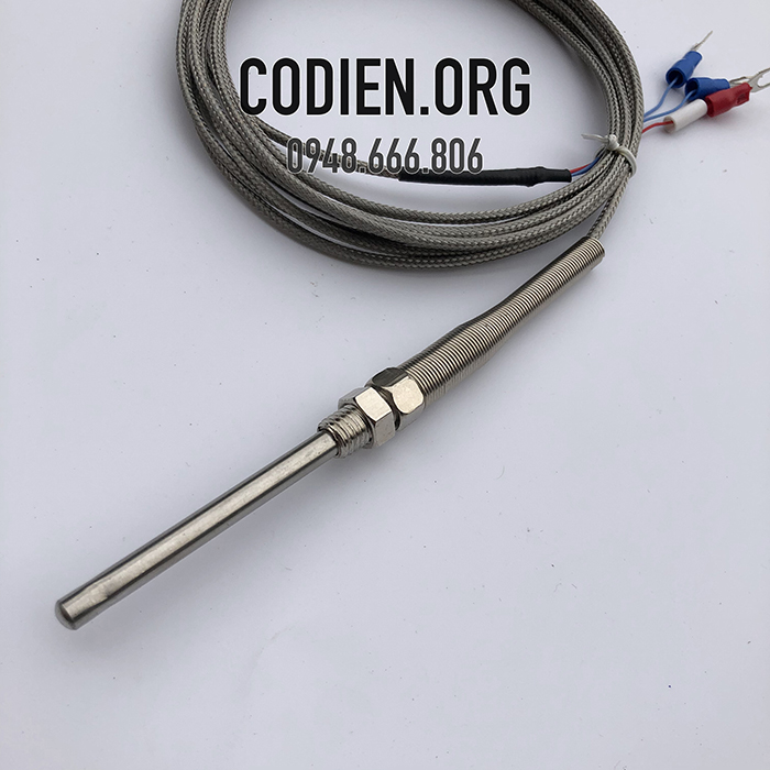 Cảm biến nhiệt loại can Kcan nhiệt phi 5 dải nhiệt đo 0-800 độ C