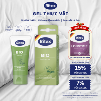Gel bôi trơn Ritex BIO - thuần chay cao cấp gốc nước không màu không mùi - Tuýp 50ml