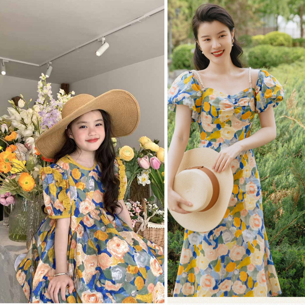 Váy đôi dành cho mẹ và bé thời trang mùa hè 2022 | Shopee Việt Nam