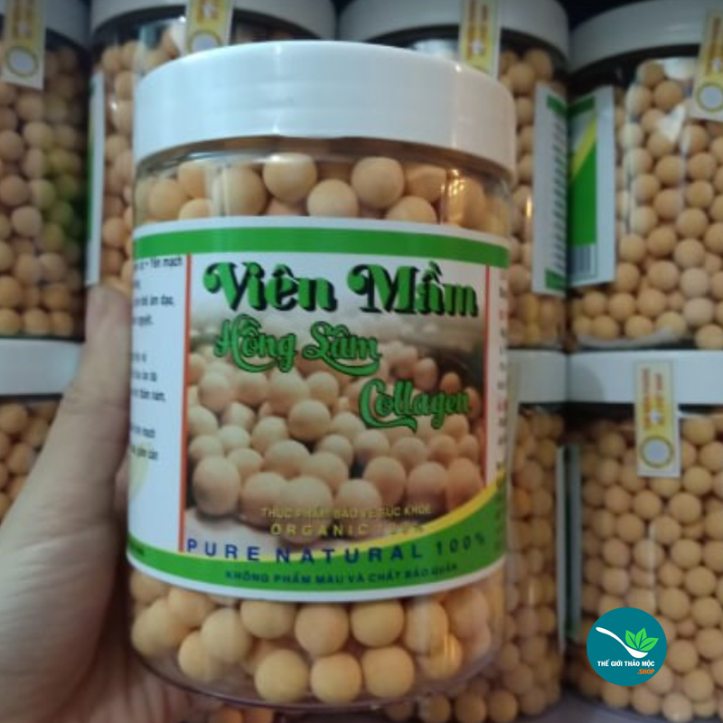 Viên Mầm Hồng Sâm Collagen (1 Hũ 500Gram) - Tm931