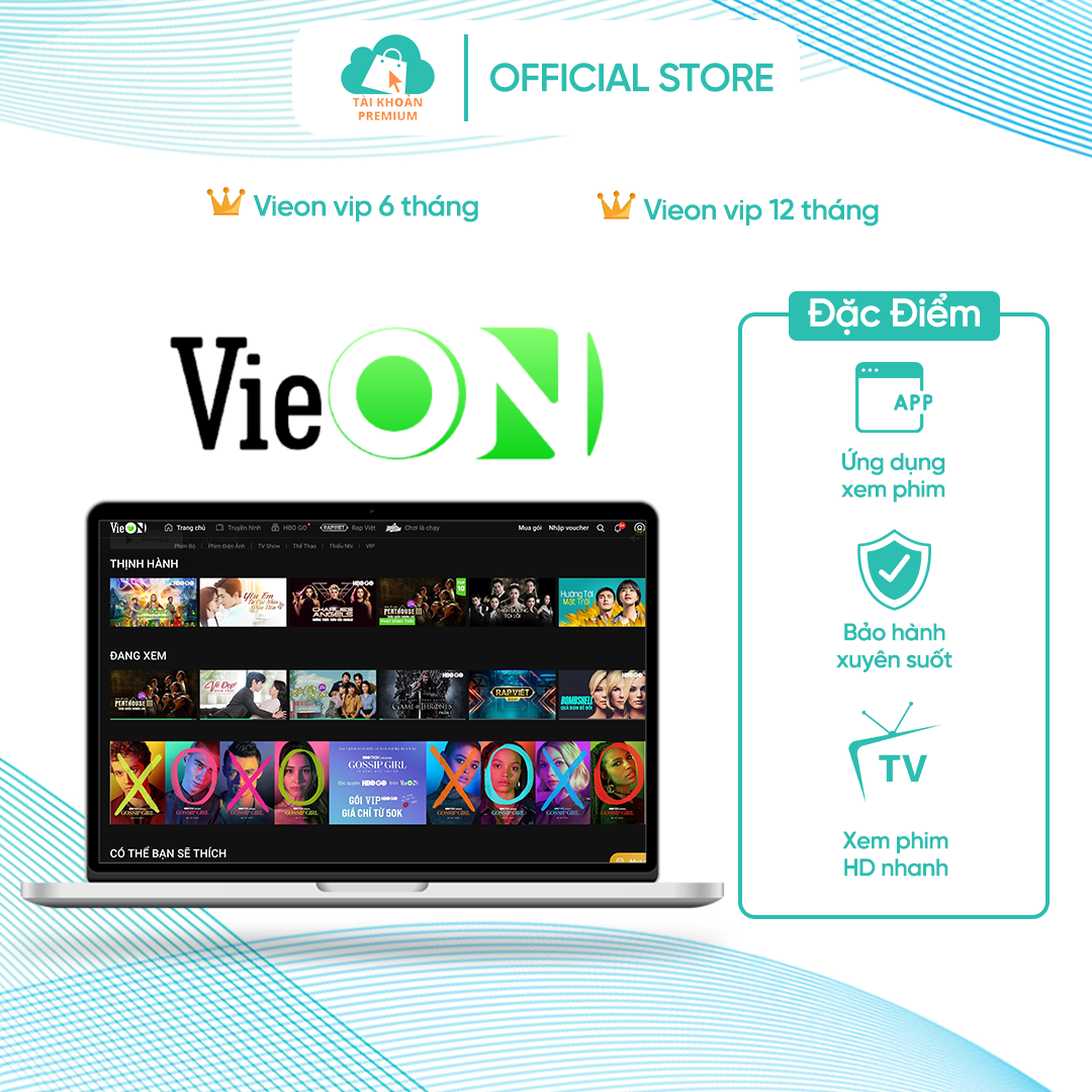 Tài khoản VieOn Vip - HBO Ứng Dụng Xem Phim Được Bảo Hành Xuyên Suốt Quá Trình Sử Dụng - Shop Premiu