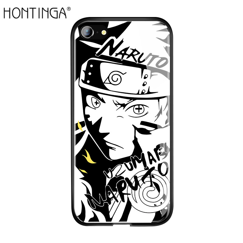 Ốp Honinga Ốp Cho Iphone 6 6S 7 8 Plus SE 2020 Ốp Anime Viền Mềm Iphone 6 + 6S + 7 + 8 + Ốp Kính Cườ