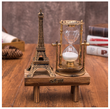 Tranh cát thủy tinh chảy chuyển động 3D tranh nghệ thuật đồng hồ cát hình tròn trang trí decor