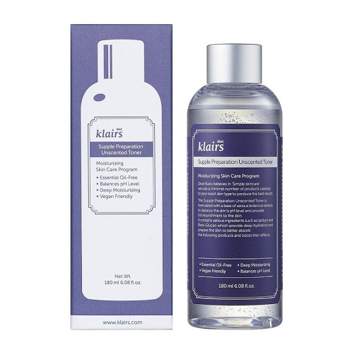 [Toner Klairs Không Mùi] Toner Dưỡng Ẩm Không Mùi Klairs Supple Preparation Unscented Toner