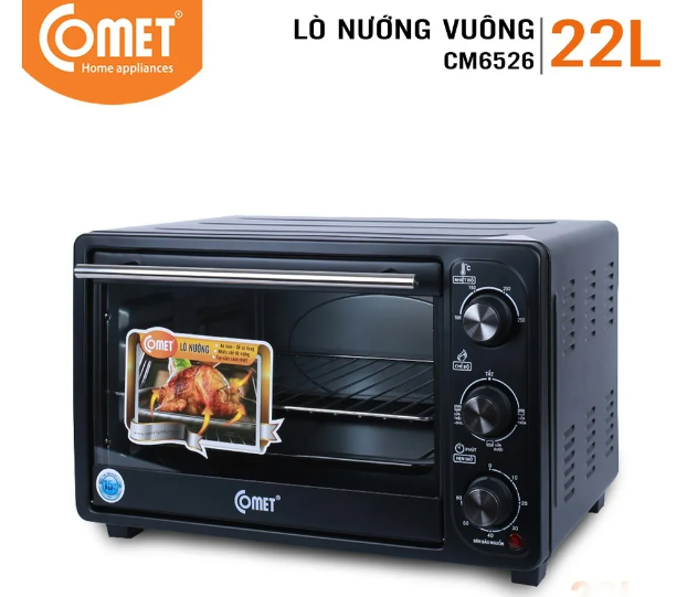 Lò nướng vuông Comet CM6526