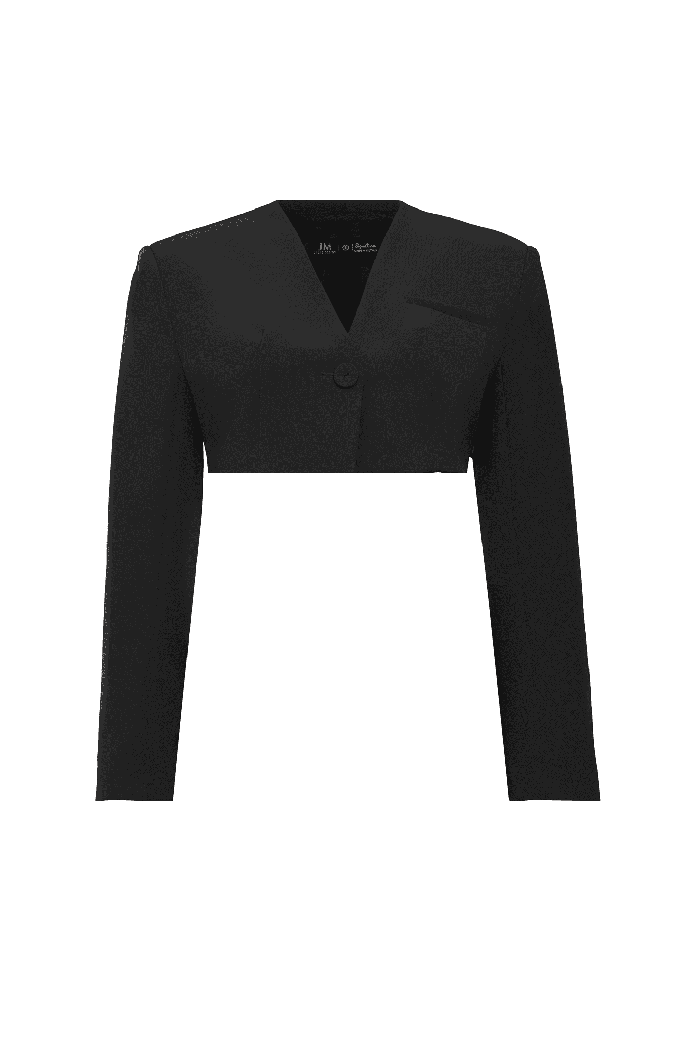 JM Dress Desgin - Áo Blazer croptop tay dài cổ V 5B14.2208PL