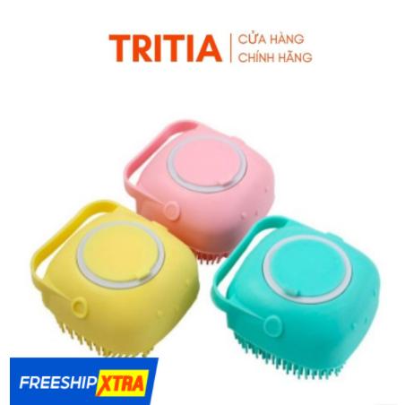 Bàn Chải Tắm Silicon Thông Minh Mềm Mại An Toàn Cho Trẻ An Toàn Cho Thú Cưng Tritia