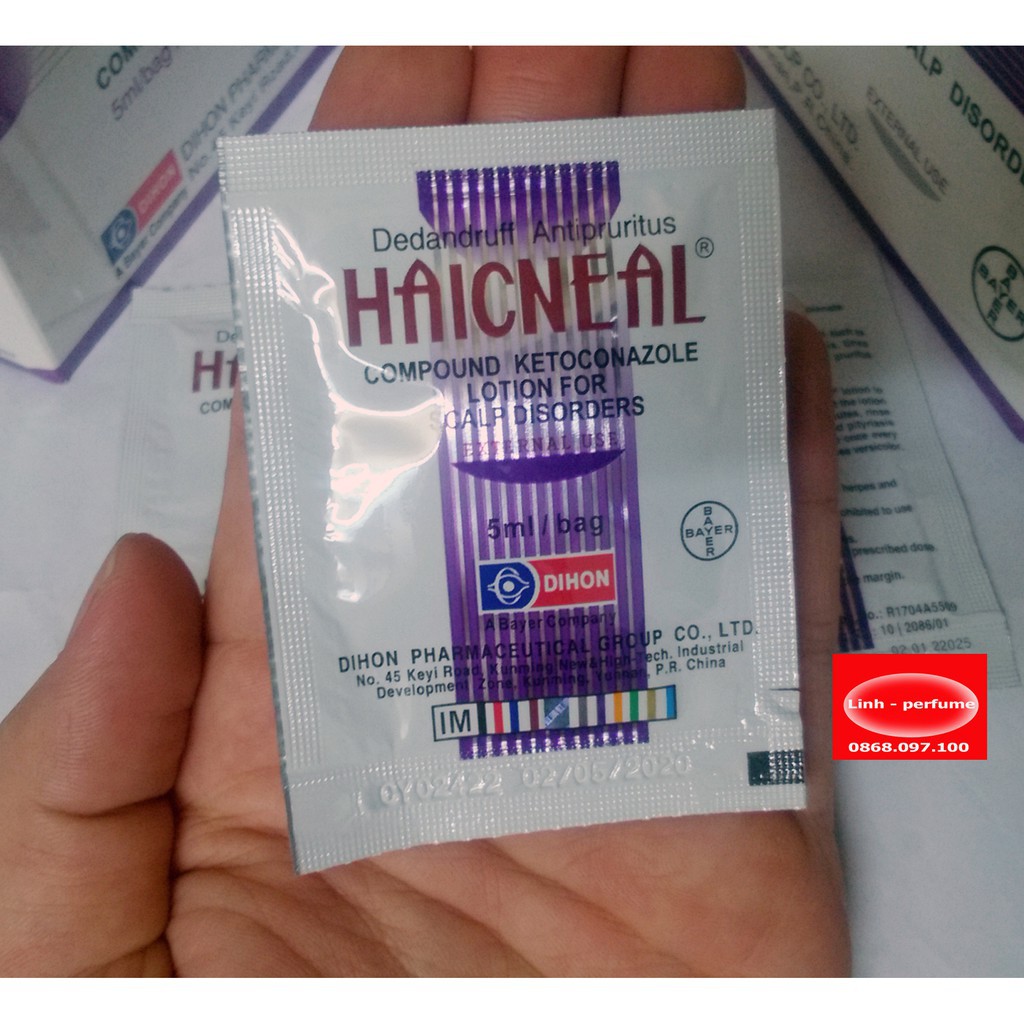 Combo 10 Gói Dầu Gội Haicneal Hỗ Trợ Giảm Nấm & Gàu