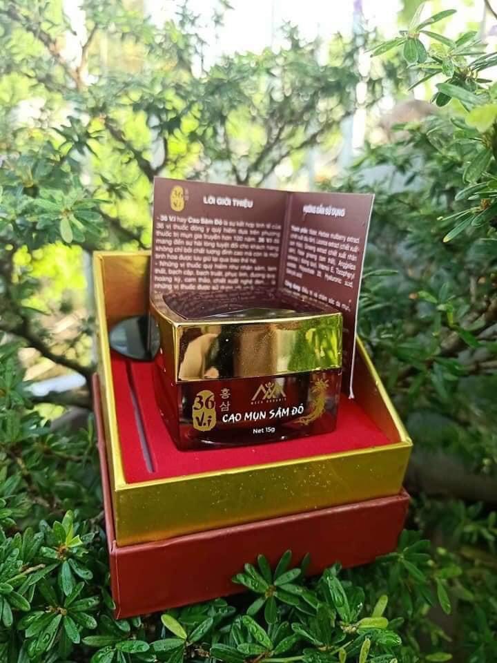 [Chính Hãng] Cao Mụn Sâm Đỏ - Hết mụn mờ thâm hiệu quả sau 7 ngày(15gr)