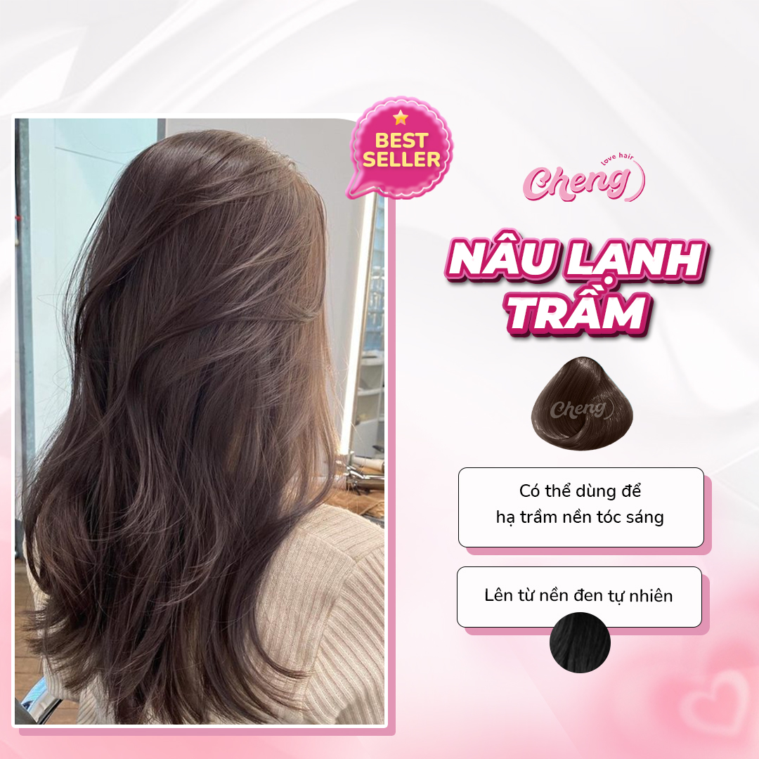 Thuốc Nhuộm Tóc Màu NÂU CÀ PHÊ - NÂU CAFE Không Tẩy | Bum Hair | Shopee  Việt Nam