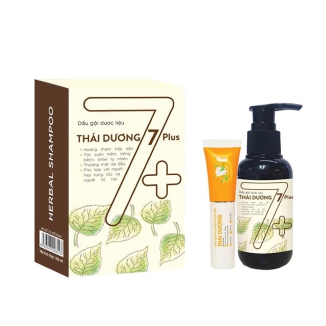 Dầu gội dược liệu Thái Dương 7 Plus 100ml