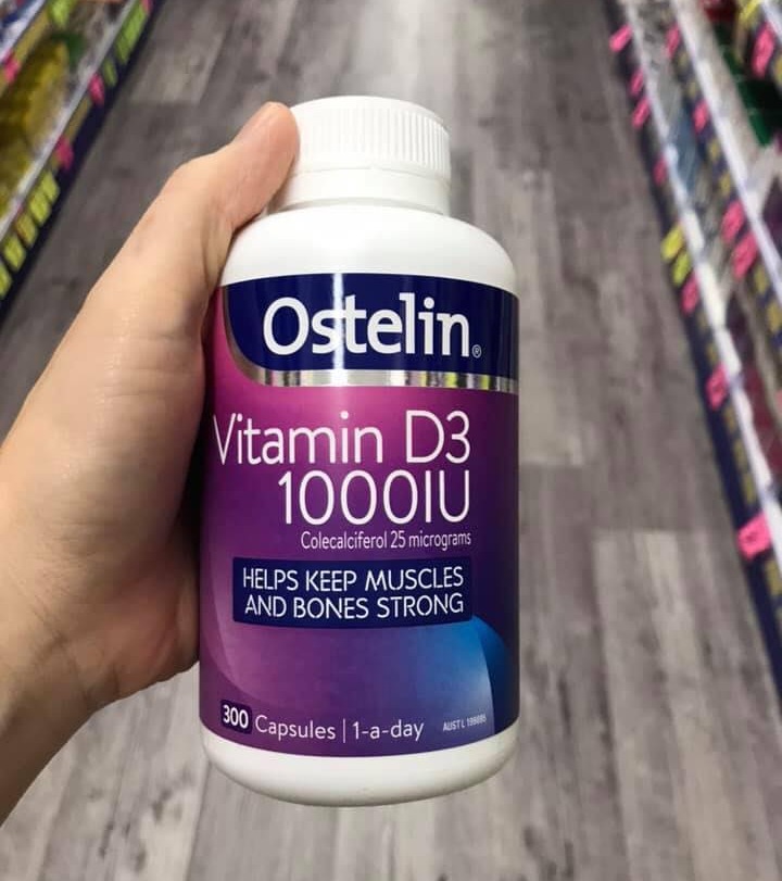 Ostelin Vitamin D3 1000IU lọ 300 viên