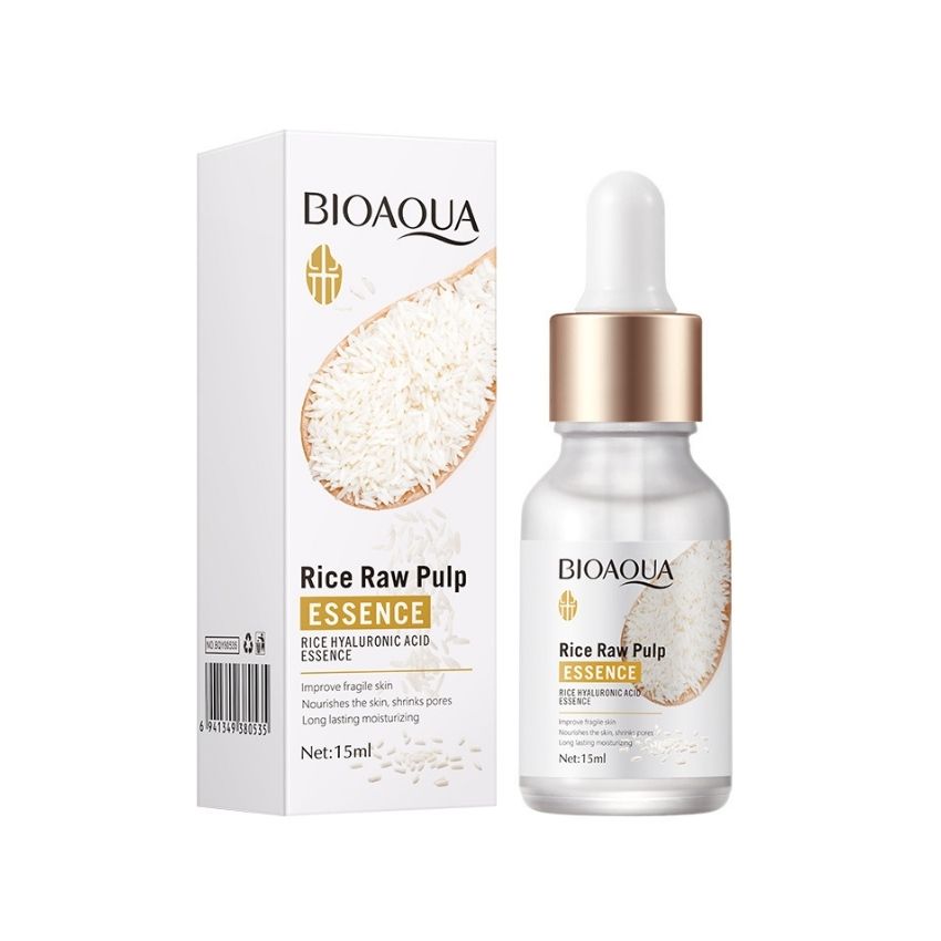 serum dưỡng ẩm da mặt Sữa gạo non 15ml Bioaqua serum dưỡng da làm trắng se khít lỗ chân lông Bi203