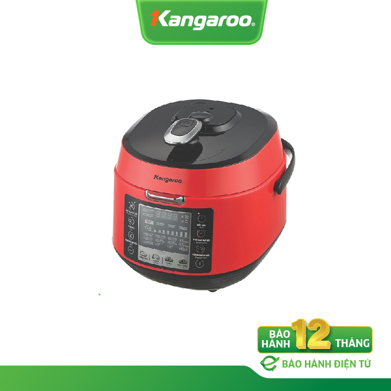 Nồi áp suất điện Kangaroo KG5P3 5 lít hàng trưng bày 98-99%  Loại nồi:  Nồi áp suất điện5 lít900W Hầ