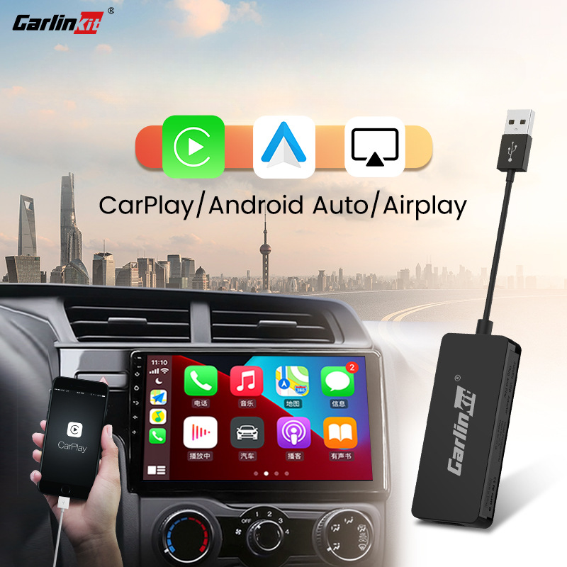 Thiết Bị Kết Nối CarPlay AI BOX Android màn hình trên Ô Tô Auto từ điện thoại máy tính bảng PKTL