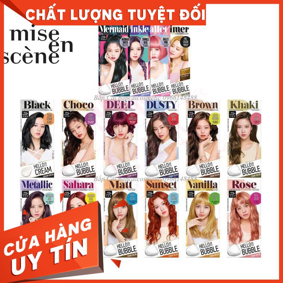 Nhuộm Bọt Mise En Scene Hello Bubble Foam Sản Phẩm Tốt Chất Lượng Cao Cam Kết Như Hình Đảm Bảo Chính Hãng An Toàn Cho Người Sử Dụng