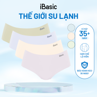 Combo 4 quần lót nữ su không đường may iBasic lưng cao không lộ viền free cut phom hipster V029