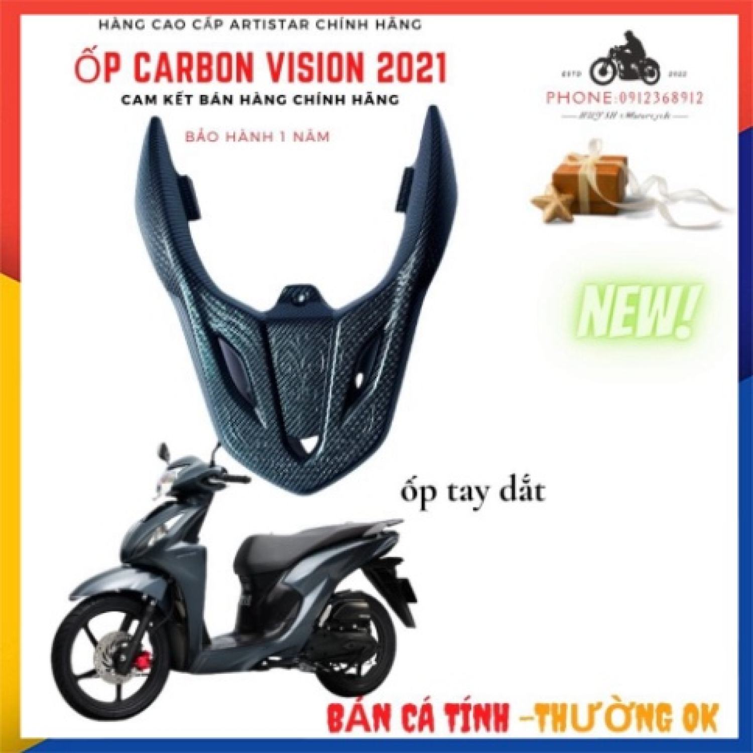 Ốp Carbon Vision 2021 -Vision 2022-Vision 2023 Vision Cá Tính Đời Mới Trang Trí xe Vision 2022 ốp trang trí xe vision 2021 Phụ kiện xe vision cá tinh 2022 bộ trang trí xe Vision