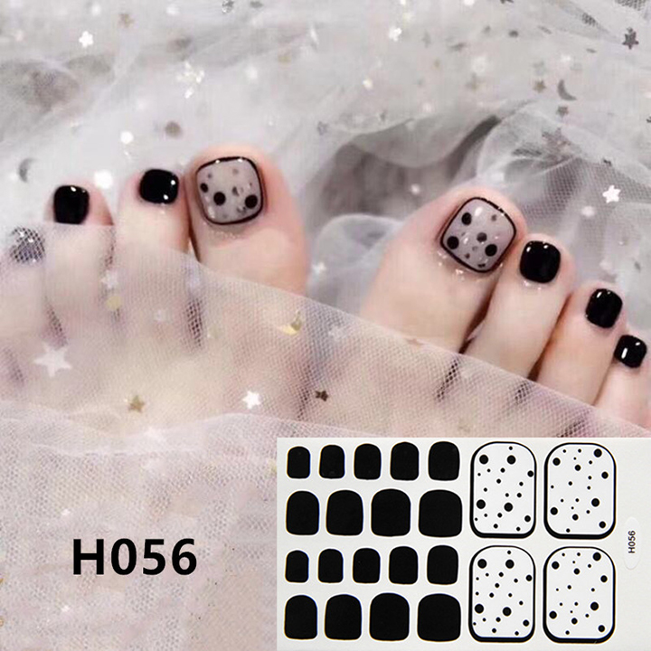 H041 - H060 Nail Wraps Set Dán Móng Chân 22 Miếng Nhiều Mẫu Cam Kết Hàng Đúng Mô Tả Chất Lượng Đảm Bảo An Toàn Đến Sức Khỏe Người Sử Dụng